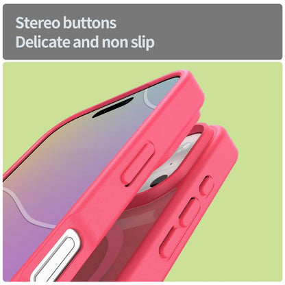 For iPhone 17 Pro Fanying Series PC Hybrid TPU Translucent Frosted MagSafe Phone Case(Rose Red) - iPhone 17 Pro Cases by buy2fix | Online Shopping UK | buy2fix