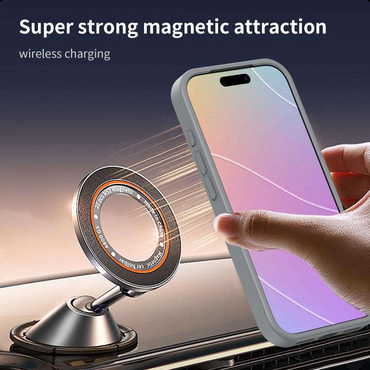 For iPhone 17 Pro Fanying Series PC Hybrid TPU Translucent Frosted MagSafe Phone Case(Silver Grey) - iPhone 17 Pro Cases by buy2fix | Online Shopping UK | buy2fix