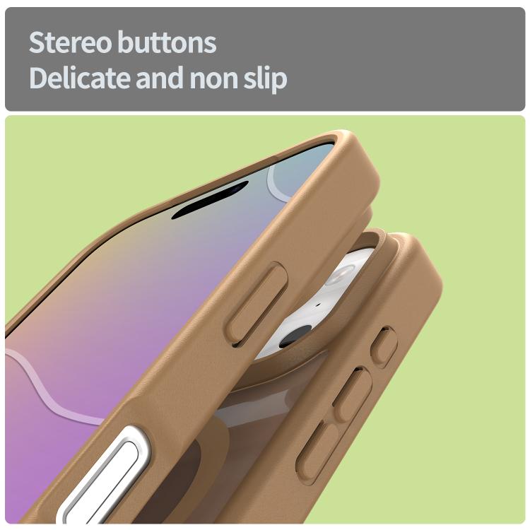 For iPhone 17 Pro Fanying Series PC Hybrid TPU Translucent Frosted MagSafe Phone Case(Desert Gold) - iPhone 17 Pro Cases by buy2fix | Online Shopping UK | buy2fix