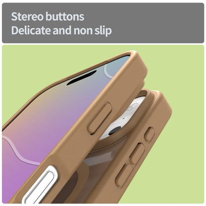 For iPhone 17 Pro Fanying Series PC Hybrid TPU Translucent Frosted MagSafe Phone Case(Desert Gold) - iPhone 17 Pro Cases by buy2fix | Online Shopping UK | buy2fix