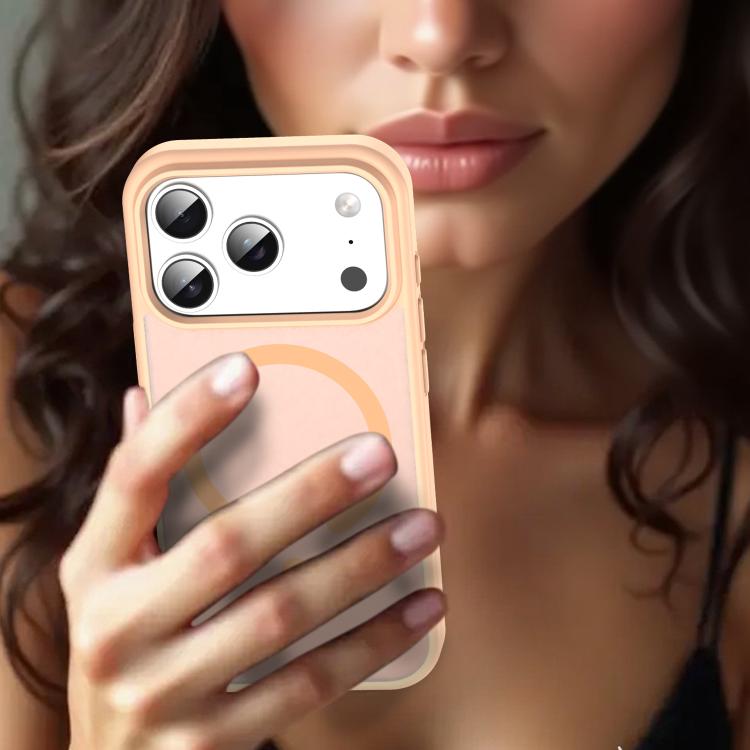 For iPhone 17 Pro Fanying Series PC Hybrid TPU Translucent Frosted MagSafe Phone Case(Rouge Powder) - iPhone 17 Pro Cases by buy2fix | Online Shopping UK | buy2fix