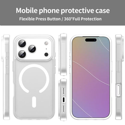 For iPhone 17 Pro Fanying Series PC Hybrid TPU Translucent Frosted MagSafe Phone Case(Matte White) - iPhone 17 Pro Cases by buy2fix | Online Shopping UK | buy2fix