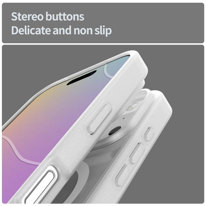 For iPhone 17 Pro Fanying Series PC Hybrid TPU Translucent Frosted MagSafe Phone Case(Matte White) - iPhone 17 Pro Cases by buy2fix | Online Shopping UK | buy2fix