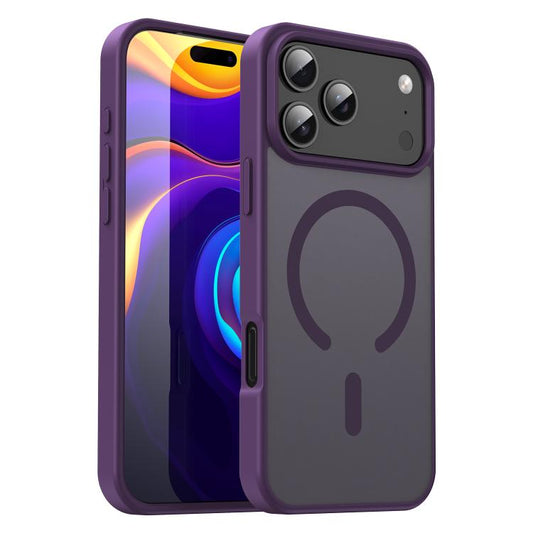 For iPhone 17 Pro Max Fanying Series PC Hybrid TPU Translucent Frosted MagSafe Phone Case(Crystal Purple) - iPhone 17 Pro Max Cases by buy2fix | Online Shopping UK | buy2fix