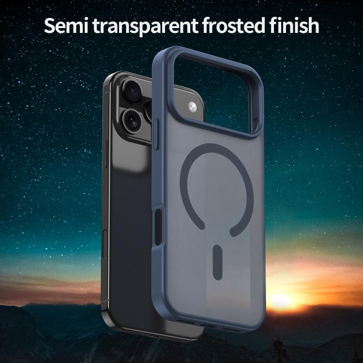 For iPhone 17 Pro Max Fanying Series PC Hybrid TPU Translucent Frosted MagSafe Phone Case(Cyan Blue) - iPhone 17 Pro Max Cases by buy2fix | Online Shopping UK | buy2fix