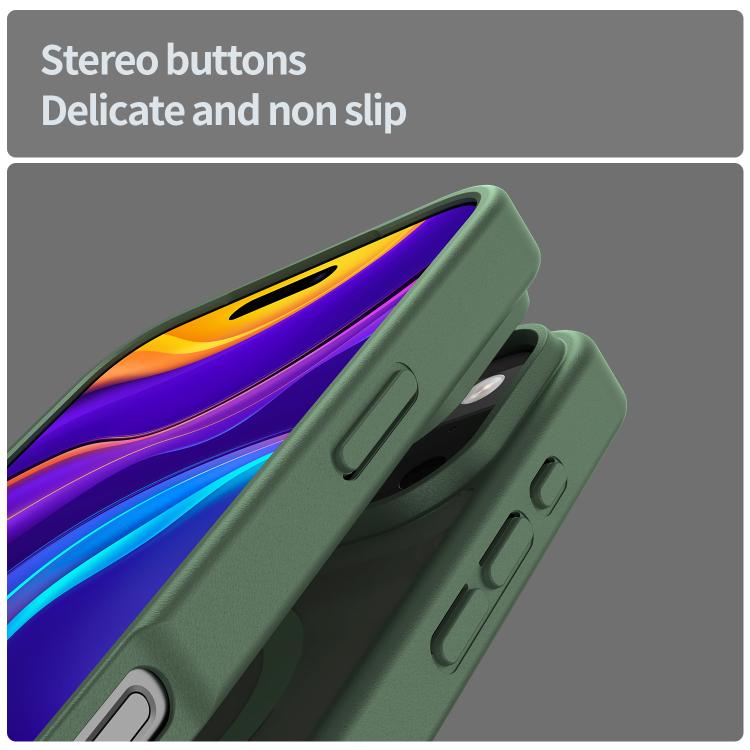 For iPhone 17 Pro Max Fanying Series PC Hybrid TPU Translucent Frosted MagSafe Phone Case(Olive Green) - iPhone 17 Pro Max Cases by buy2fix | Online Shopping UK | buy2fix