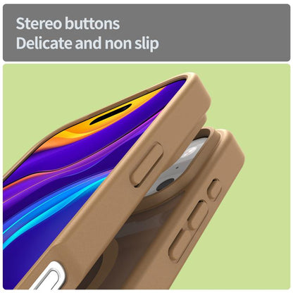 For iPhone 17 Pro Max Fanying Series PC Hybrid TPU Translucent Frosted MagSafe Phone Case(Desert Gold) - iPhone 17 Pro Max Cases by buy2fix | Online Shopping UK | buy2fix