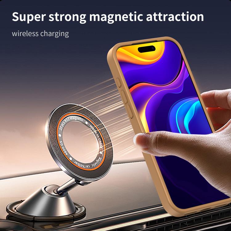 For iPhone 17 Pro Max Fanying Series PC Hybrid TPU Translucent Frosted MagSafe Phone Case(Desert Gold) - iPhone 17 Pro Max Cases by buy2fix | Online Shopping UK | buy2fix