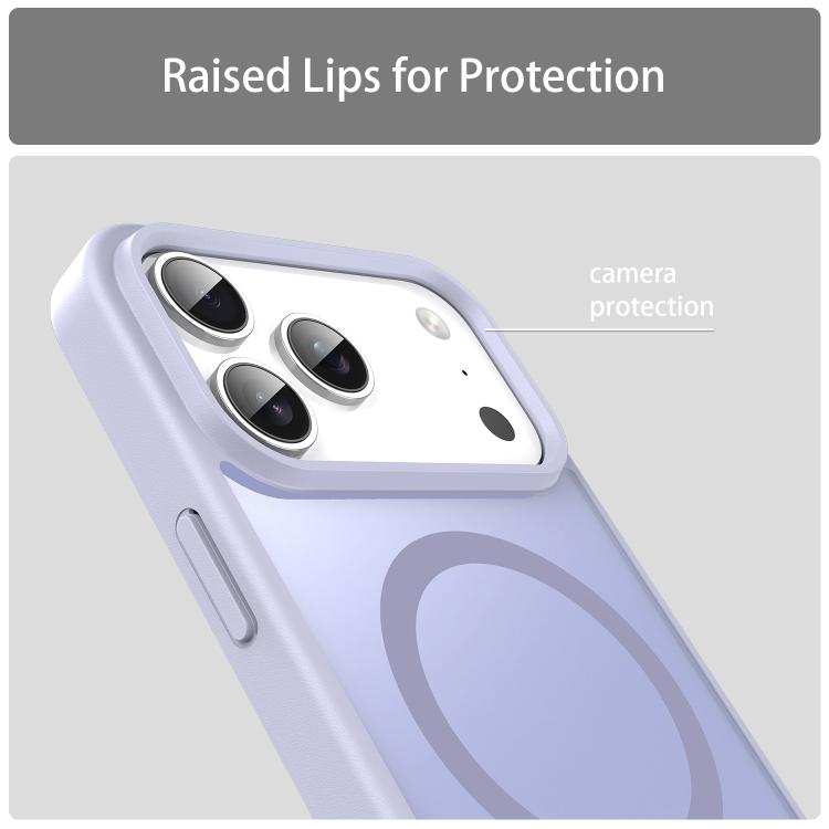 For iPhone 17 Pro Max Fanying Series PC Hybrid TPU Translucent Frosted MagSafe Phone Case(Lavender) - iPhone 17 Pro Max Cases by buy2fix | Online Shopping UK | buy2fix