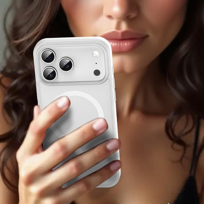 For iPhone 17 Pro Max Fanying Series PC Hybrid TPU Translucent Frosted MagSafe Phone Case(Matte White) - iPhone 17 Pro Max Cases by buy2fix | Online Shopping UK | buy2fix