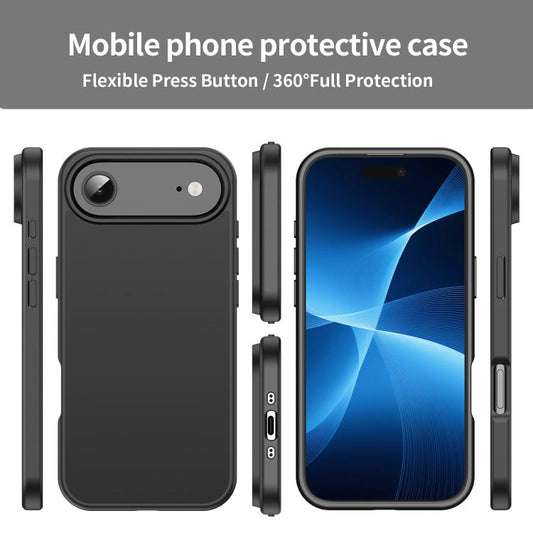 For iPhone Air Fanying Series PC Hybrid TPU Translucent Frosted Phone Case(Black) - iPhone Air Cases by buy2fix | Online Shopping UK | buy2fix