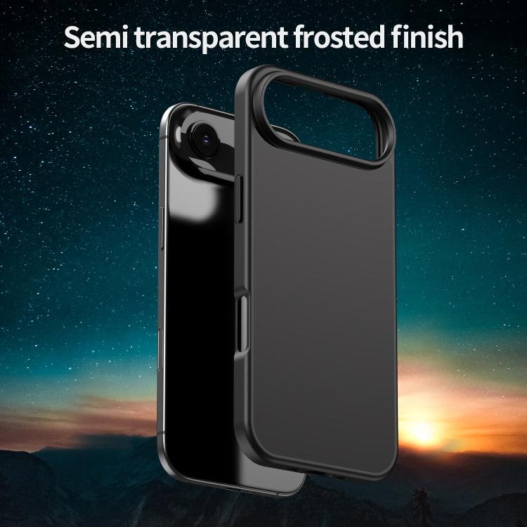 For iPhone Air Fanying Series PC Hybrid TPU Translucent Frosted Phone Case(Black) - iPhone Air Cases by buy2fix | Online Shopping UK | buy2fix