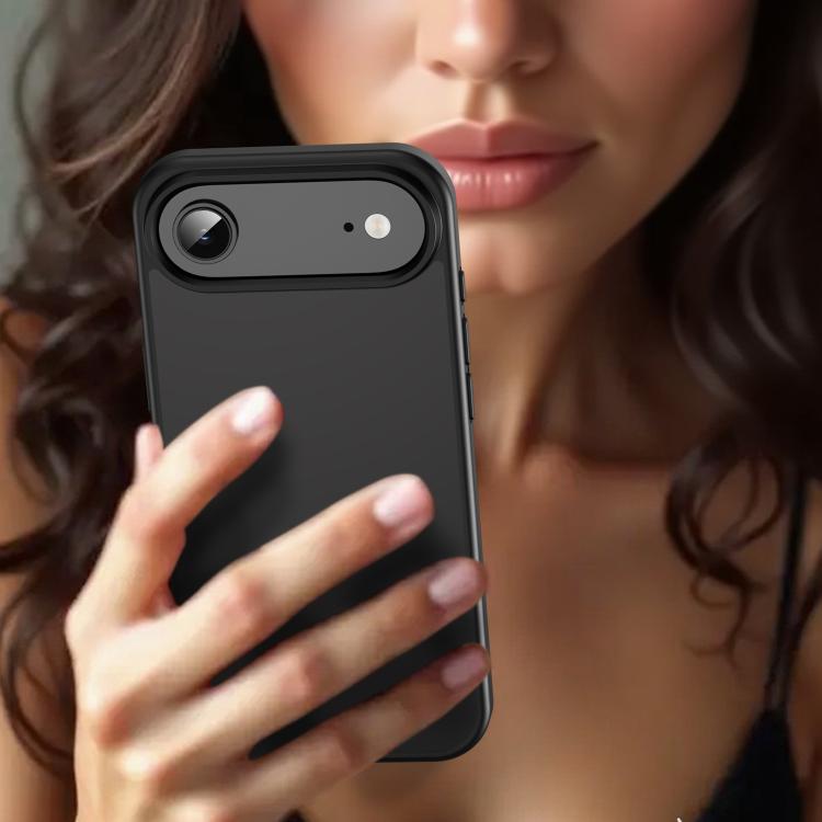 For iPhone Air Fanying Series PC Hybrid TPU Translucent Frosted Phone Case(Black) - iPhone Air Cases by buy2fix | Online Shopping UK | buy2fix