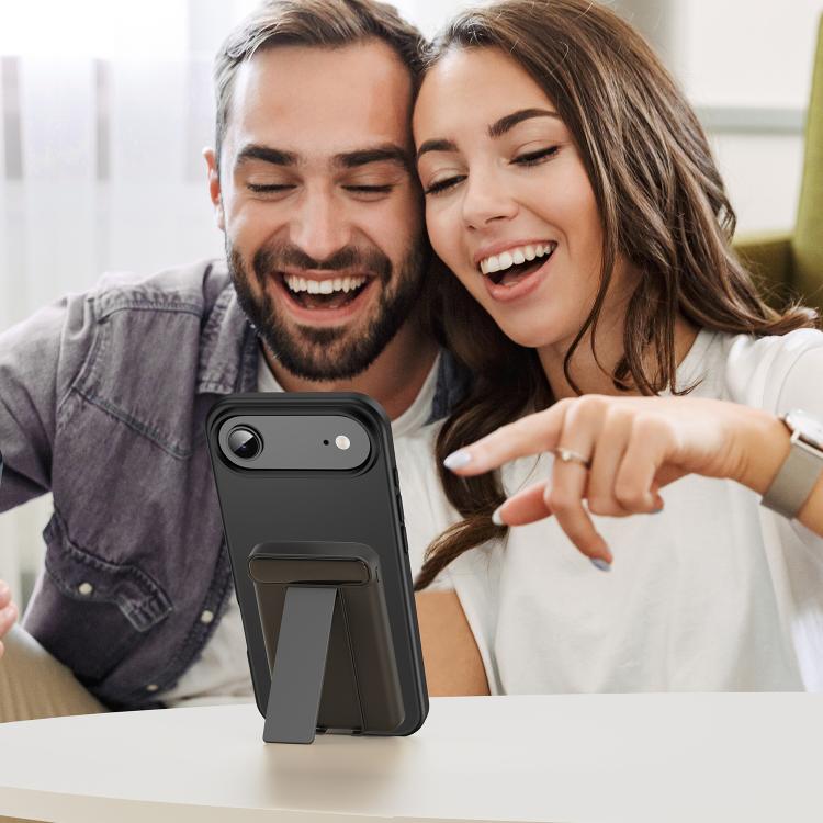 For iPhone Air Fanying Series PC Hybrid TPU Translucent Frosted Phone Case(Black) - iPhone Air Cases by buy2fix | Online Shopping UK | buy2fix