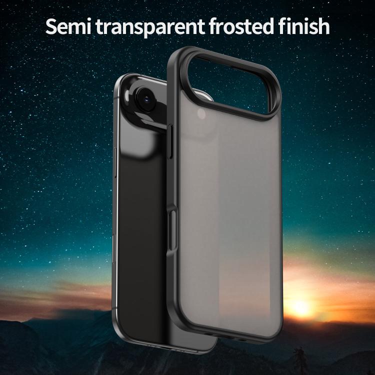 For iPhone Air Fanying Series PC Hybrid TPU Translucent Frosted Phone Case(Translucent Black) - iPhone Air Cases by buy2fix | Online Shopping UK | buy2fix