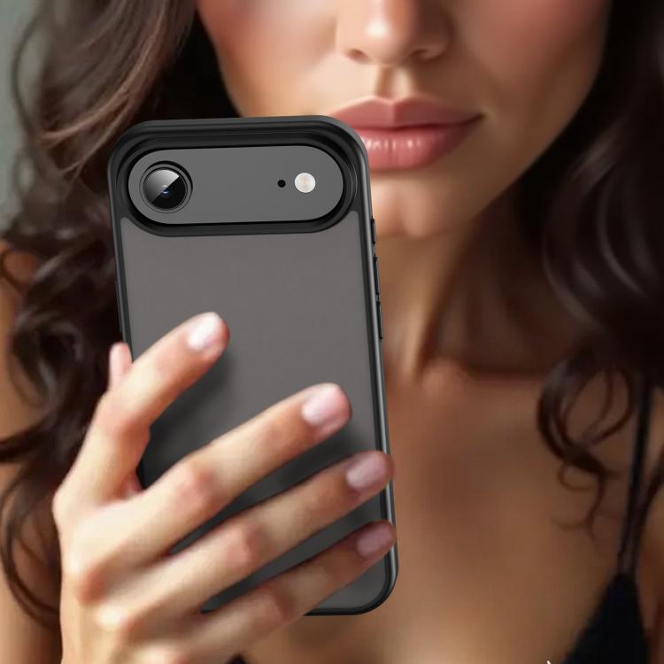 For iPhone Air Fanying Series PC Hybrid TPU Translucent Frosted Phone Case(Translucent Black) - iPhone Air Cases by buy2fix | Online Shopping UK | buy2fix