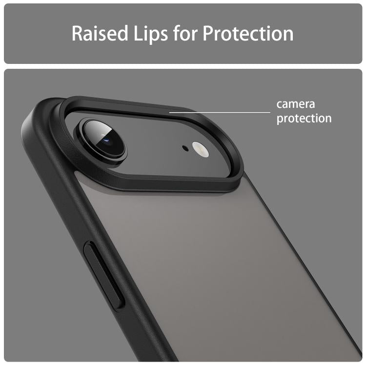 For iPhone Air Fanying Series PC Hybrid TPU Translucent Frosted Phone Case(Translucent Black) - iPhone Air Cases by buy2fix | Online Shopping UK | buy2fix