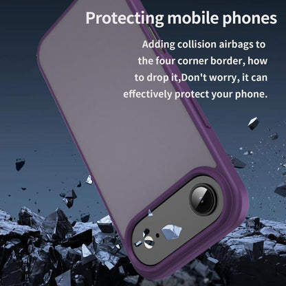 For iPhone Air Fanying Series PC Hybrid TPU Translucent Frosted Phone Case(Crystal Purple) - iPhone Air Cases by buy2fix | Online Shopping UK | buy2fix