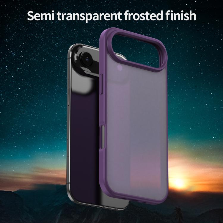For iPhone Air Fanying Series PC Hybrid TPU Translucent Frosted Phone Case(Crystal Purple) - iPhone Air Cases by buy2fix | Online Shopping UK | buy2fix