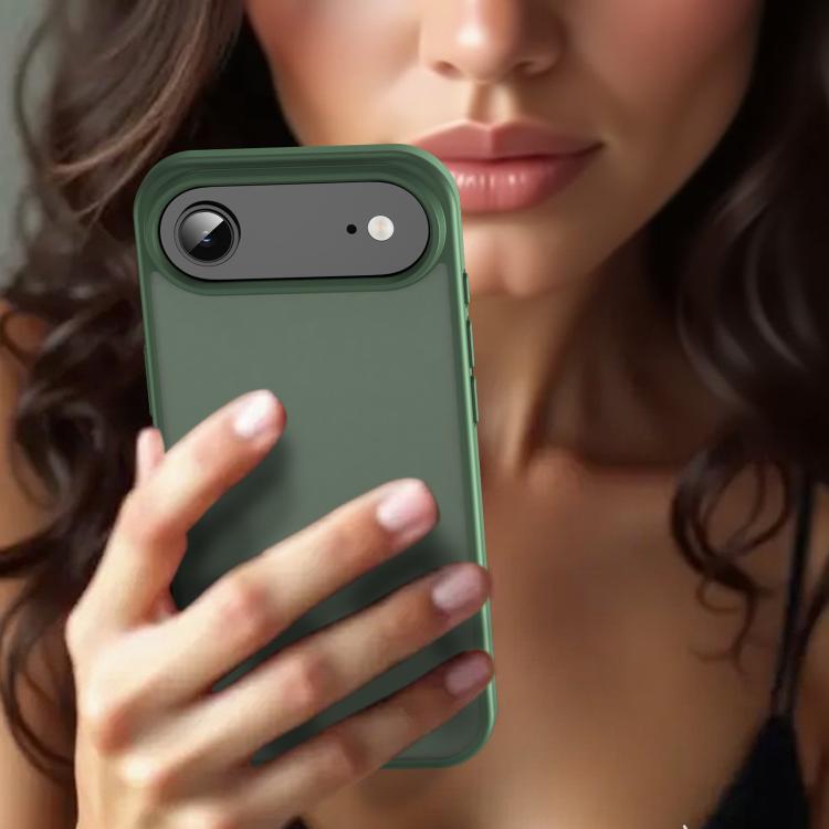 For iPhone Air Fanying Series PC Hybrid TPU Translucent Frosted Phone Case(Olive Green) - iPhone Air Cases by buy2fix | Online Shopping UK | buy2fix