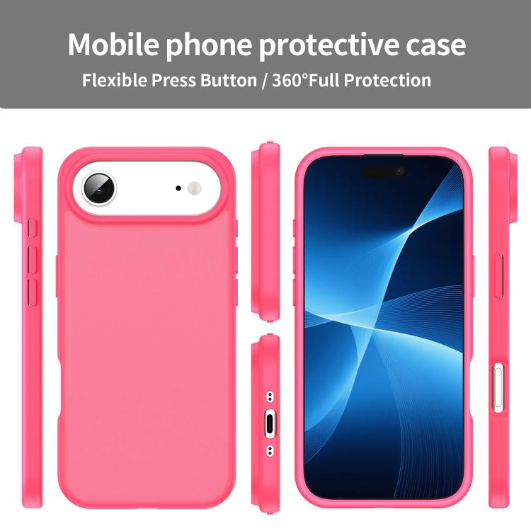 For iPhone Air Fanying Series PC Hybrid TPU Translucent Frosted Phone Case(Rose Red) - iPhone Air Cases by buy2fix | Online Shopping UK | buy2fix