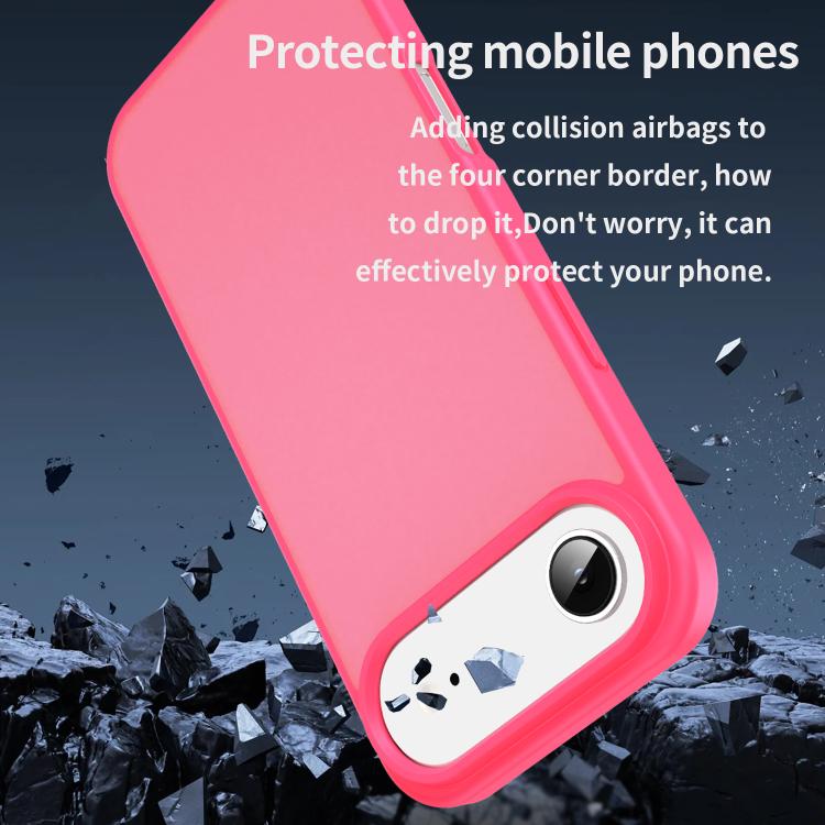 For iPhone Air Fanying Series PC Hybrid TPU Translucent Frosted Phone Case(Rose Red) - iPhone Air Cases by buy2fix | Online Shopping UK | buy2fix