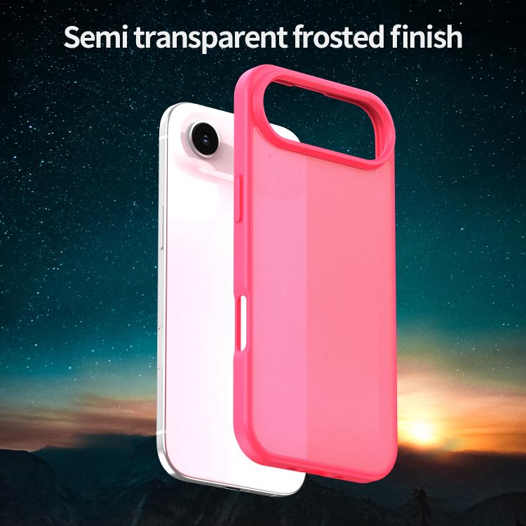 For iPhone Air Fanying Series PC Hybrid TPU Translucent Frosted Phone Case(Rose Red) - iPhone Air Cases by buy2fix | Online Shopping UK | buy2fix