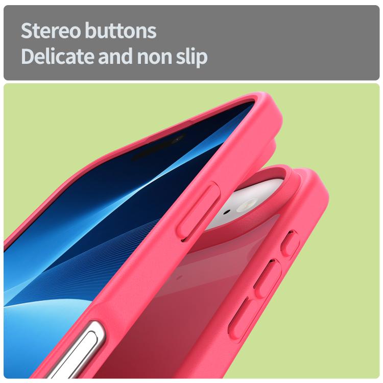 For iPhone Air Fanying Series PC Hybrid TPU Translucent Frosted Phone Case(Rose Red) - iPhone Air Cases by buy2fix | Online Shopping UK | buy2fix