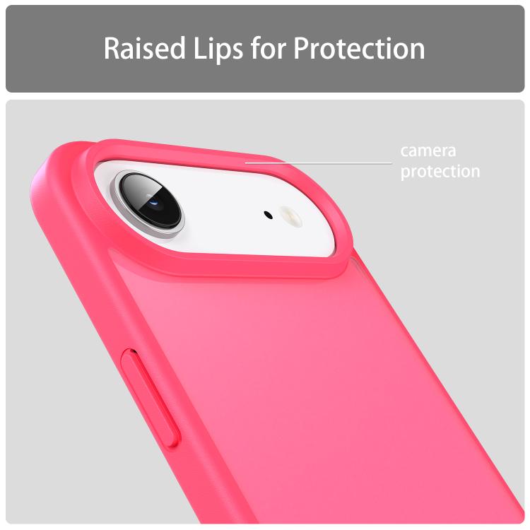 For iPhone Air Fanying Series PC Hybrid TPU Translucent Frosted Phone Case(Rose Red) - iPhone Air Cases by buy2fix | Online Shopping UK | buy2fix