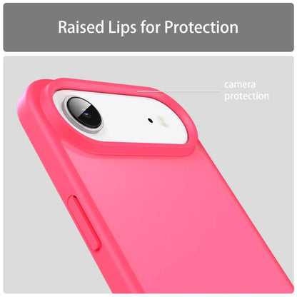 For iPhone Air Fanying Series PC Hybrid TPU Translucent Frosted Phone Case(Rose Red) - iPhone Air Cases by buy2fix | Online Shopping UK | buy2fix