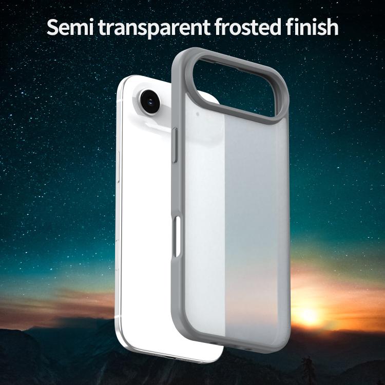 For iPhone Air Fanying Series PC Hybrid TPU Translucent Frosted Phone Case(Silver Grey) - iPhone Air Cases by buy2fix | Online Shopping UK | buy2fix