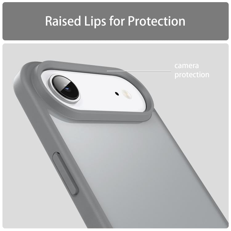 For iPhone Air Fanying Series PC Hybrid TPU Translucent Frosted Phone Case(Silver Grey) - iPhone Air Cases by buy2fix | Online Shopping UK | buy2fix