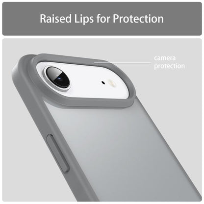 For iPhone Air Fanying Series PC Hybrid TPU Translucent Frosted Phone Case(Silver Grey) - iPhone Air Cases by buy2fix | Online Shopping UK | buy2fix