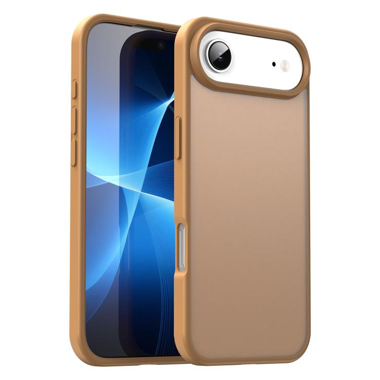 For iPhone Air Fanying Series PC Hybrid TPU Translucent Frosted Phone Case(Desert Gold) - iPhone Air Cases by buy2fix | Online Shopping UK | buy2fix