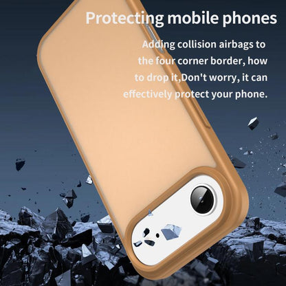 For iPhone Air Fanying Series PC Hybrid TPU Translucent Frosted Phone Case(Desert Gold) - iPhone Air Cases by buy2fix | Online Shopping UK | buy2fix