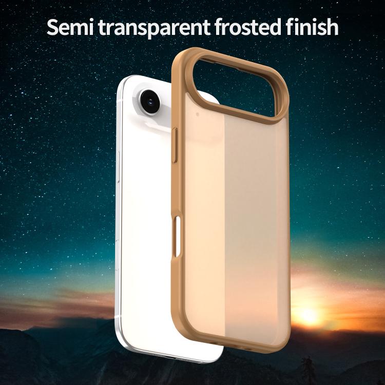 For iPhone Air Fanying Series PC Hybrid TPU Translucent Frosted Phone Case(Desert Gold) - iPhone Air Cases by buy2fix | Online Shopping UK | buy2fix