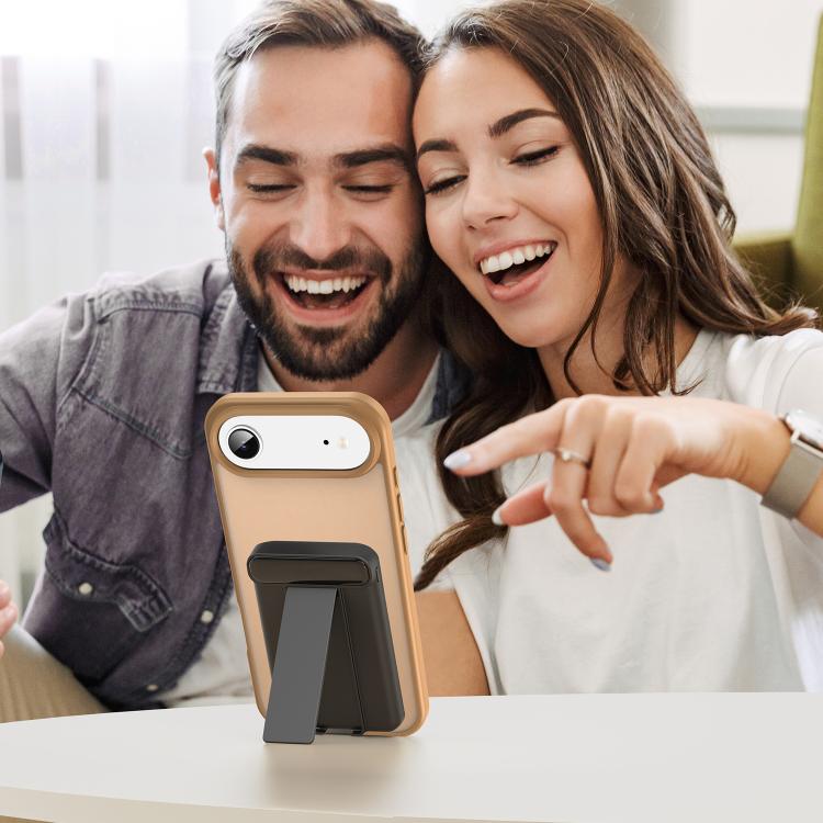 For iPhone Air Fanying Series PC Hybrid TPU Translucent Frosted Phone Case(Desert Gold) - iPhone Air Cases by buy2fix | Online Shopping UK | buy2fix