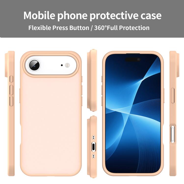 For iPhone Air Fanying Series PC Hybrid TPU Translucent Frosted Phone Case(Rouge Powder) - iPhone Air Cases by buy2fix | Online Shopping UK | buy2fix
