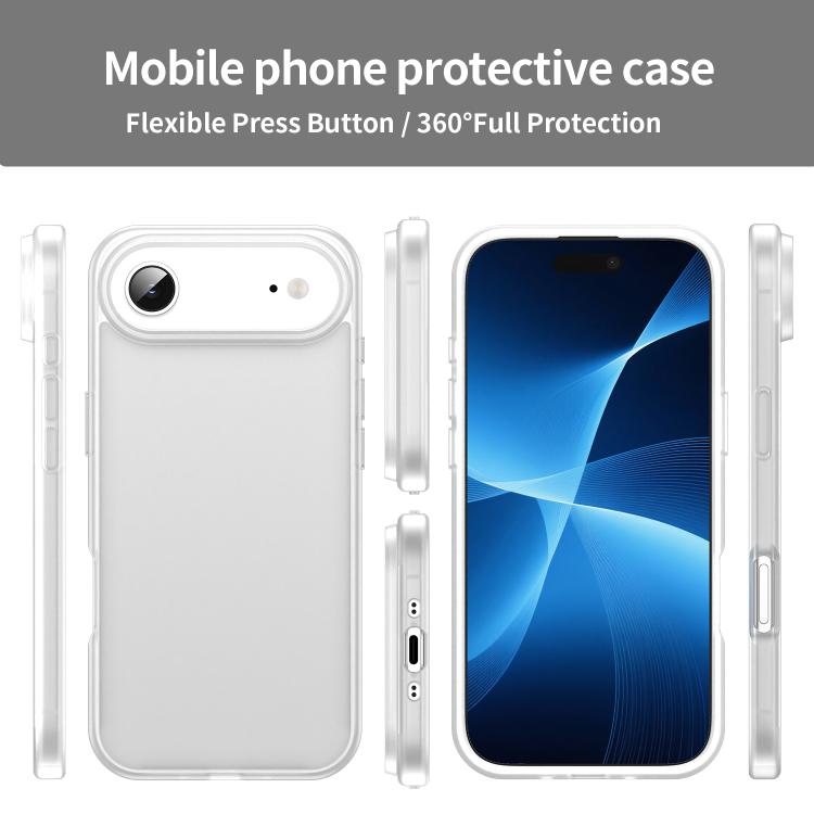 For iPhone Air Fanying Series PC Hybrid TPU Translucent Frosted Phone Case(Matte White) - iPhone Air Cases by buy2fix | Online Shopping UK | buy2fix