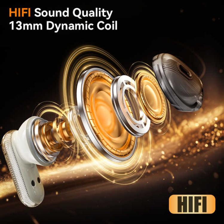 Q12 Semi-in-ear Bluetooth 5.4 Earphones Mobile Phone Remote Control Take Photos Watch Videos(Black) - Bluetooth Earphone by buy2fix | Online Shopping UK | buy2fix