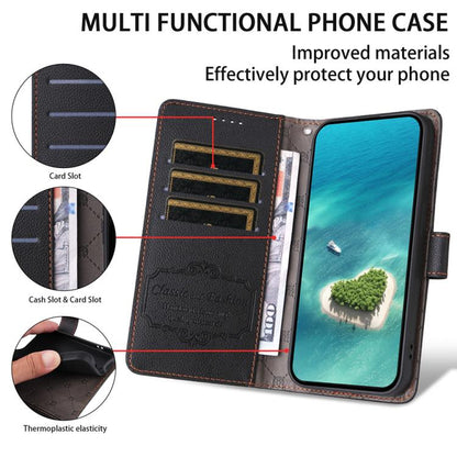 For Google Pixel 9 Pro XL / 10 Pro XL Litchi Texture RFID Blocking 3-Card Wallet Leather Phone Case(Black) - Google Cases by buy2fix | Online Shopping UK | buy2fix
