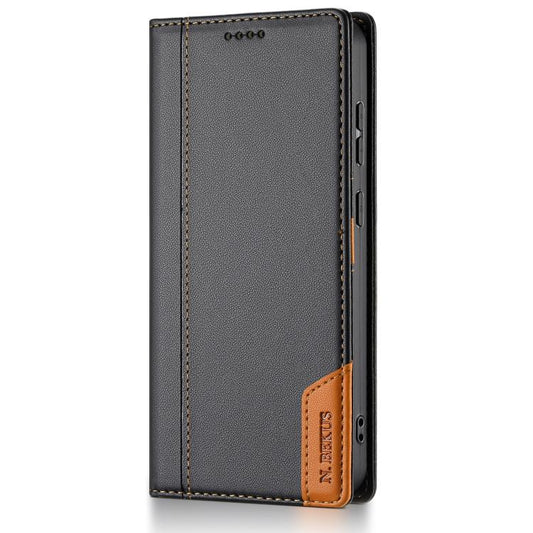 For Google Pixel 9 / 9 Pro / 10 / 10 Pro N.BEKUS P3 RFID Stitching Magnetic Flip Leather Phone Case(Black) - Google Cases by N.BEKUS | Online Shopping UK | buy2fix