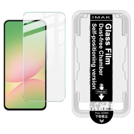 For Samsung Galaxy A36 5G / A56 5G imak Dust-free Chamber Locator H Series Tempered Glass Film