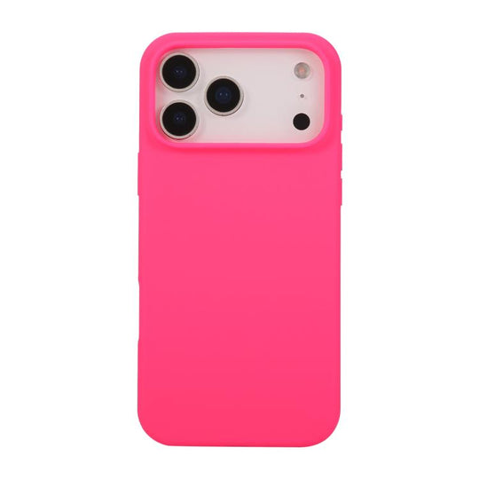 For iPhone 18 Pro Max / 17 Pro Max Liquid Silicone Phone Case(Brilliant Pink)