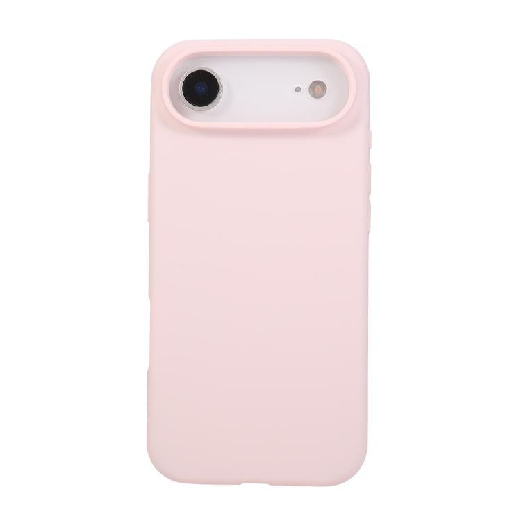 For iPhone Air Liquid Silicone Phone Case(Grey Pink) - iPhone Air Cases by buy2fix | Online Shopping UK | buy2fix