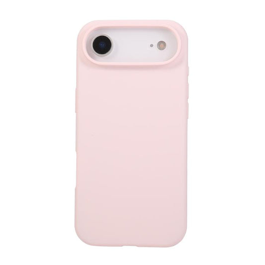 For iPhone Air Liquid Silicone Phone Case(Grey Pink) - iPhone Air Cases by buy2fix | Online Shopping UK | buy2fix