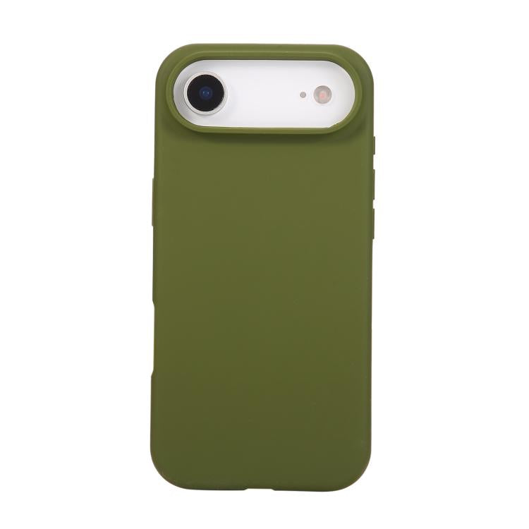 For iPhone Air Liquid Silicone Phone Case(Pine Green) - iPhone Air Cases by buy2fix | Online Shopping UK | buy2fix