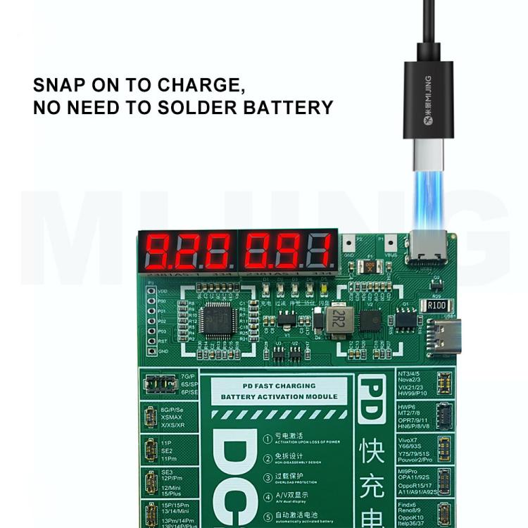 Mijing DC2026 PD Fast Charging Battery Activation Module for iPhone 6S-16 Pro Max & Most Android Phones - Test Tools by MIJING | Online Shopping UK | buy2fix