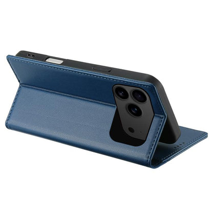 For iPhone 17 Pro Max N.BEKUS P3 RFID Stitching Magnetic Flip Leather Phone Case(Blue) - iPhone 17 Pro Max Cases by N.BEKUS | Online Shopping UK | buy2fix