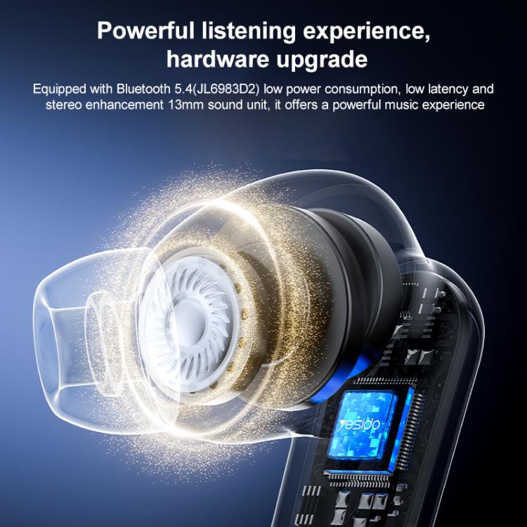 Yesido TWS38 In-Ear TWS Bluetooth Earphone(White) - TWS Earphone by Yesido | Online Shopping UK | buy2fix
